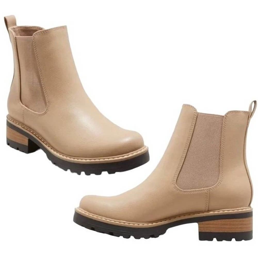 Women's Celina Water Repellant Chelsea Boots w/ Memory Foam - Size 9-1/2 (9.5)